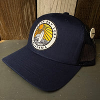 SOUTH BAY SUR (Navy Patch) 6 Panel Trucker Hat - Navy