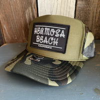 Hermosa Beach ROPER Trucker Hat - Camouflage/Olive