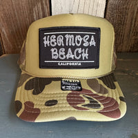 Hermosa Beach ROPER Trucker Hat - CAMOUFLAGE Green/Light Loden/Green
