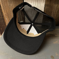 Hermosa Beach HERMOSA '84 - 6 Panel Trucker Hat - Black