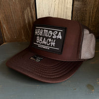 Hermosa Beach ROPER High Crown Trucker Hat - Brown