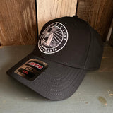 SOUTH BAY SURF (Navy Colored Patch) "OTTO FLEX" 6 Panel Low Profile Baseball Cap- Black
