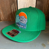 Hermosa Beach TUBULAR :: 6-Panel Mid Profile Snapback Hat - Kelly Green