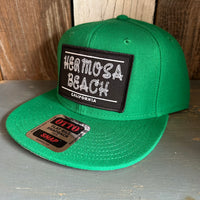 Hermosa Beach ROPER :: 6-Panel Mid Profile Snapback Hat - Kelly Green