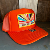 Hermosa Beach MUY HERMOSA Trucker Hat - Orange