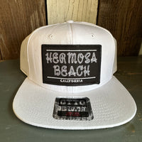 Hermosa Beach ROPER 6 Panel Mid Profile Snapback Hat - White