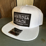 Hermosa Beach ROPER 6 Panel Mid Profile Snapback Hat - White