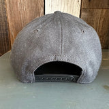 Hermosa Beach CLASSIC LOGO Premium 6-Panel Low Profile Snapback Hat - Heathered Black