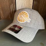 Hermosa Beach CLASSIC LOGO Premium 6-Panel Low Profile Snapback Hat - Heathered Grey