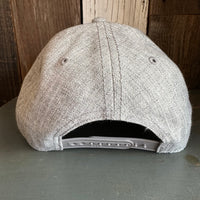 Hermosa Beach CLASSIC LOGO Premium 6-Panel Low Profile Snapback Hat - Heathered Grey