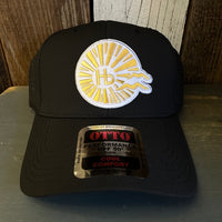 Hermosa Beach CLASSIC LOGO - 6 Panel Low Profile Baseball Cap - Black