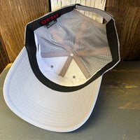 Hermosa Beach CLASSIC LOGO - 6 Panel Low Profile Baseball Cap - Light Grey