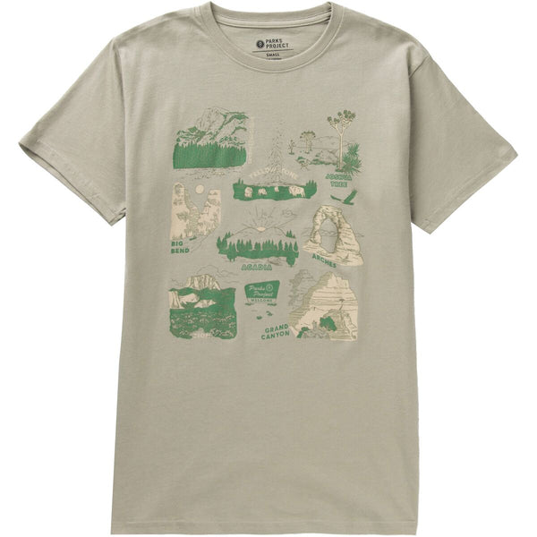 Parks Project NATIONAL PARK WELCOME TEE T-Shirt -Khaki