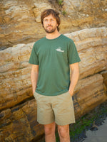Long Way Tee - Rover Green