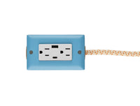 Extō in MARTHA BLUE w/6ft Natural x Orange X Pattern Extension Cord