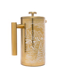 National Parks Brass French Press Coffemaker