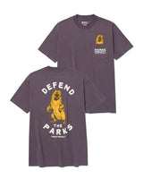 Defend the Parks Bear Pocket Tee - Graphite