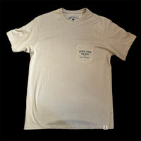 Here for a Beer Pocket Tee - Tan