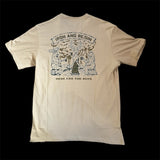 Here for a Beer Pocket Tee - Tan