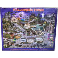 HALLOWEEN TOWN :: Map Artist Series :: Art Poster Puzzle (18" x 24") - 500 piece
