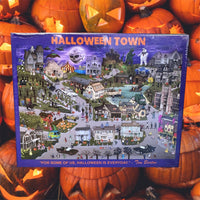 HALLOWEEN TOWN :: Map Artist Series :: Art Poster Puzzle (18" x 24") - 500 piece