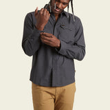 Crosscut Snapshirt : Long Sleeve Shirt :: Midnight Chambray