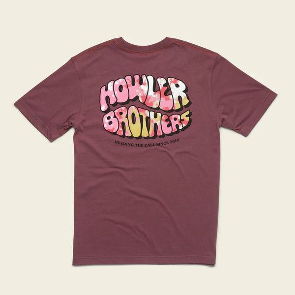 Howler Bubble Gum T-Shirt :: Plum Winew