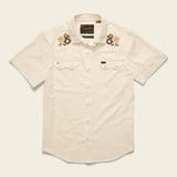 Crosscut Deluxe Short Sleeve Shirt Flower Power : Off White