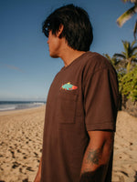 Hot Salmon Tee - Brown