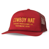 Cowboy Hat- Burgundy Maroon
