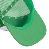 Cowboy Hat - White/Green