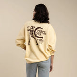 Cowboy Country Club Crewneck Sweatshirt - Cream