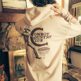 Cowboy Country Club Hoodie - Sand