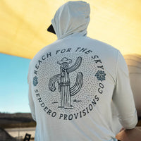 YUCATAN BAMBOO HOODIE - Frio Blue