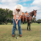 HIGH NOON Performance Polo Shirt - Bronc Rider