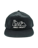 Stacked Rocks Hat - Black