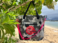 HERMOSA BEACH Tote Bag with Splash-Proof Zipper