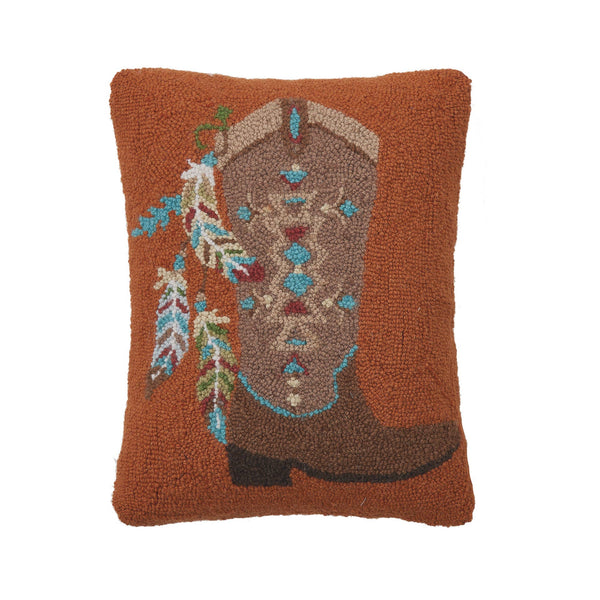 Cowboy Boot Hook Pillow