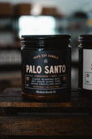 Palo Santo | Sandalwood + Moss 8oz Soy Candle