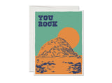 You Rock :: Morro Rock Friendship Greeting Card