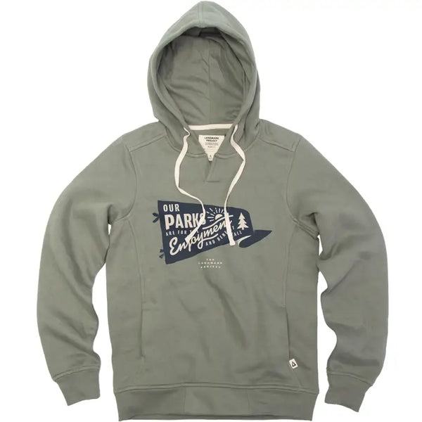Park Pennant Forestry Hoodie - AGAVE