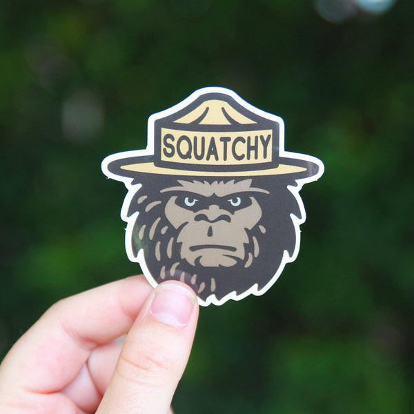 Squatchy Bigfoot Sticker