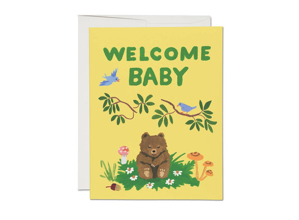 Welcome Baby Cub :: Greeting Card