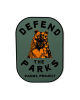 Parks Project - Defend The Parks - Individual 4.75" x 3.5" Sticker