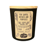 Santal Wood Wick Candle | For Santal Intents and Purposes || 7.3 oz