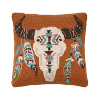 Cow Skull Hook Pillow