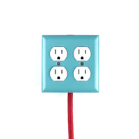 Extō in TURQUOISE MINT with Solid Vibrant Red Cord