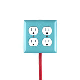 Extō in TURQUOISE MINT with Solid Vibrant Red Cord