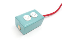 Extō in TURQUOISE MINT with Solid Vibrant Red Cord