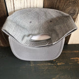Hermosa Beach TUBULAR Premium 6-Panel Mid Profile Snapback Hat - Grey